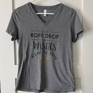 Disney park day v neck tee